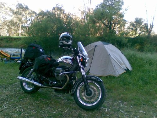The rally site at Edi in the King Valley.